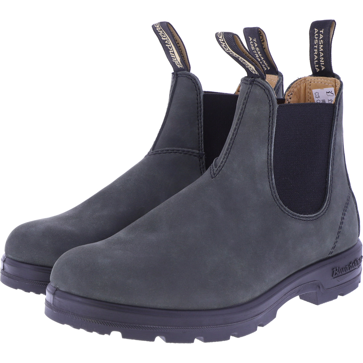 Blundstone | 587 | Rustic Black-Schwarz | Fettnubuk-Premium-Rindsleder | Chelsea Boots
