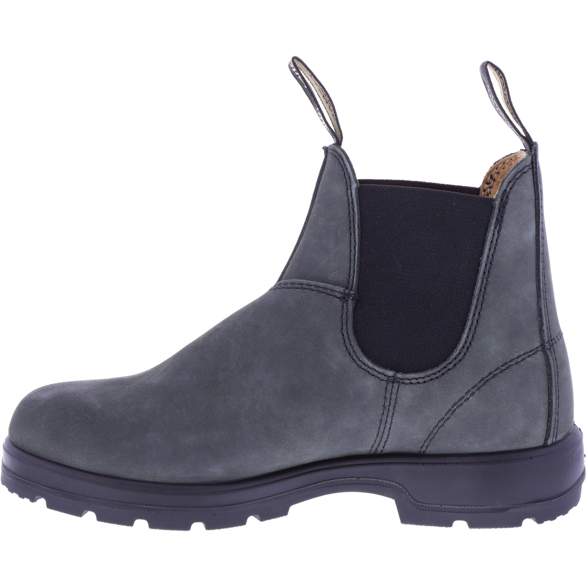 Blundstone | 587 | Rustic Black-Schwarz | Fettnubuk-Premium-Rindsleder | Chelsea Boots