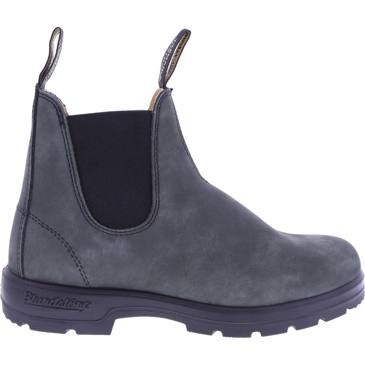 Blundstone | 587 | Rustic Black-Schwarz | Fettnubuk-Premium-Rindsleder | Chelsea Boots