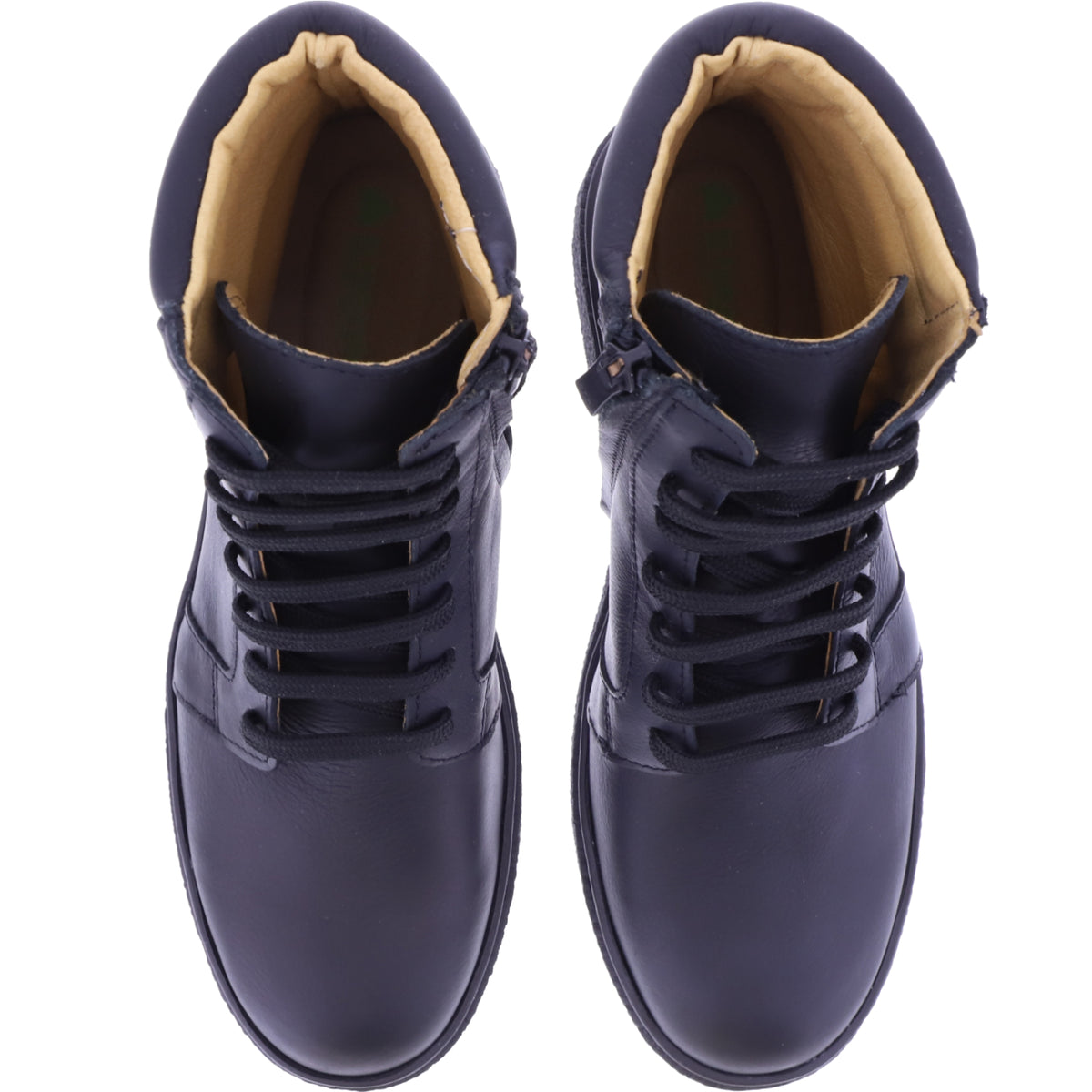 El Naturalista / Modell: N5900 Arpea / Black-Schwarz / Wax-Nappaleder / Damen Stiefel