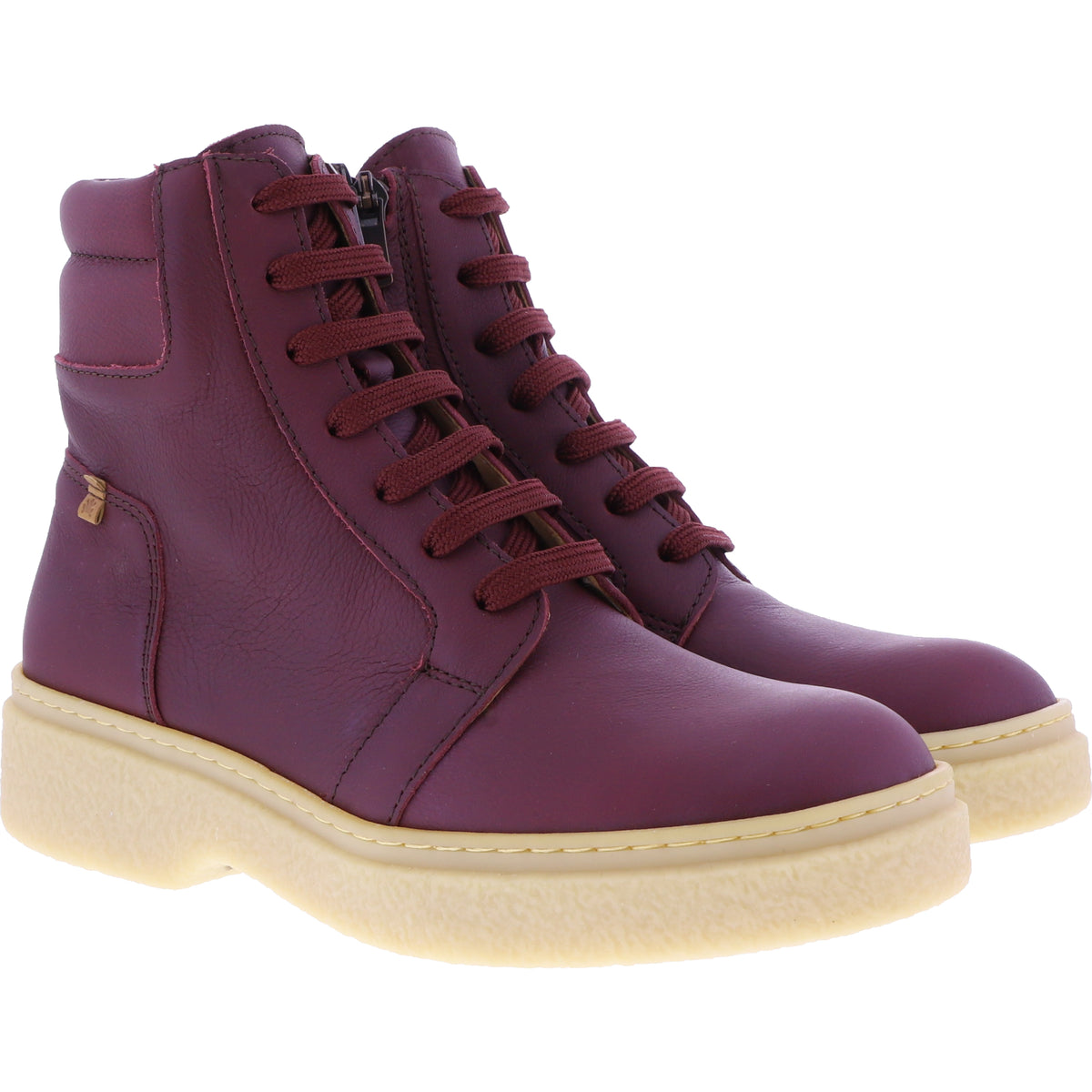 El Naturalista / Modell: N5900 Arpea / Cereza-Rot / Wax-Nappaleder / Damen Stiefel