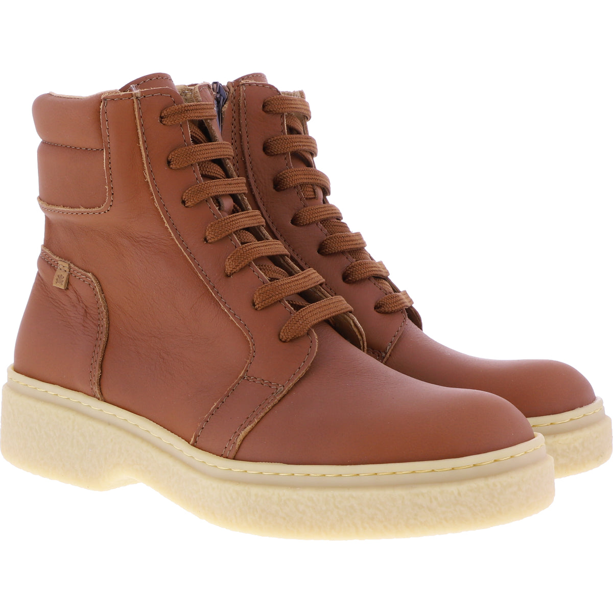 El Naturalista / Modell: N5900 Arpea / Toffee-Hellbraun / Wax-Nappaleder / Damen Stiefel