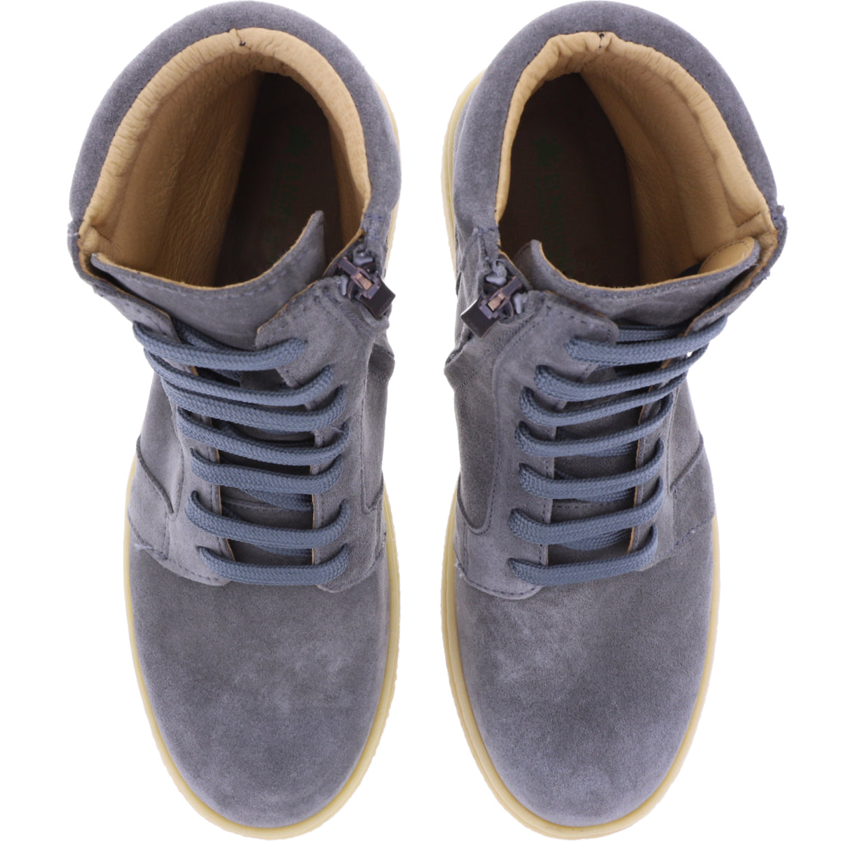 El Naturalista / Modell: N5900S Arpea / Grafito-Grau / Kalbsveloursleder / Damen Stiefel