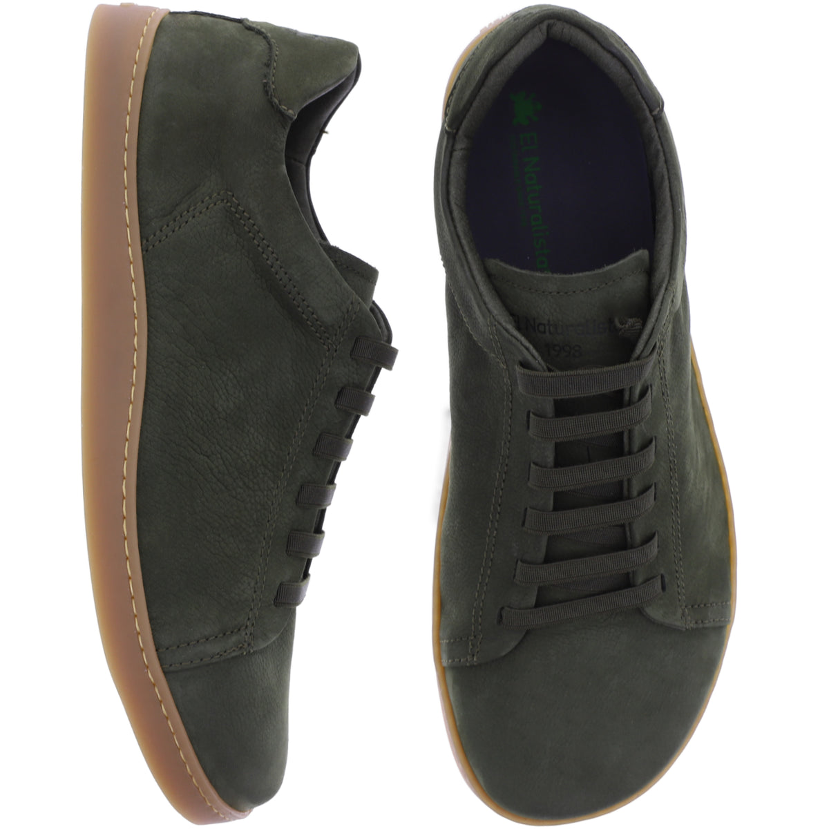 El Naturalista | Origen | N5910L | Kaki-Olive Nubukleder | Herren Barfußschuhe