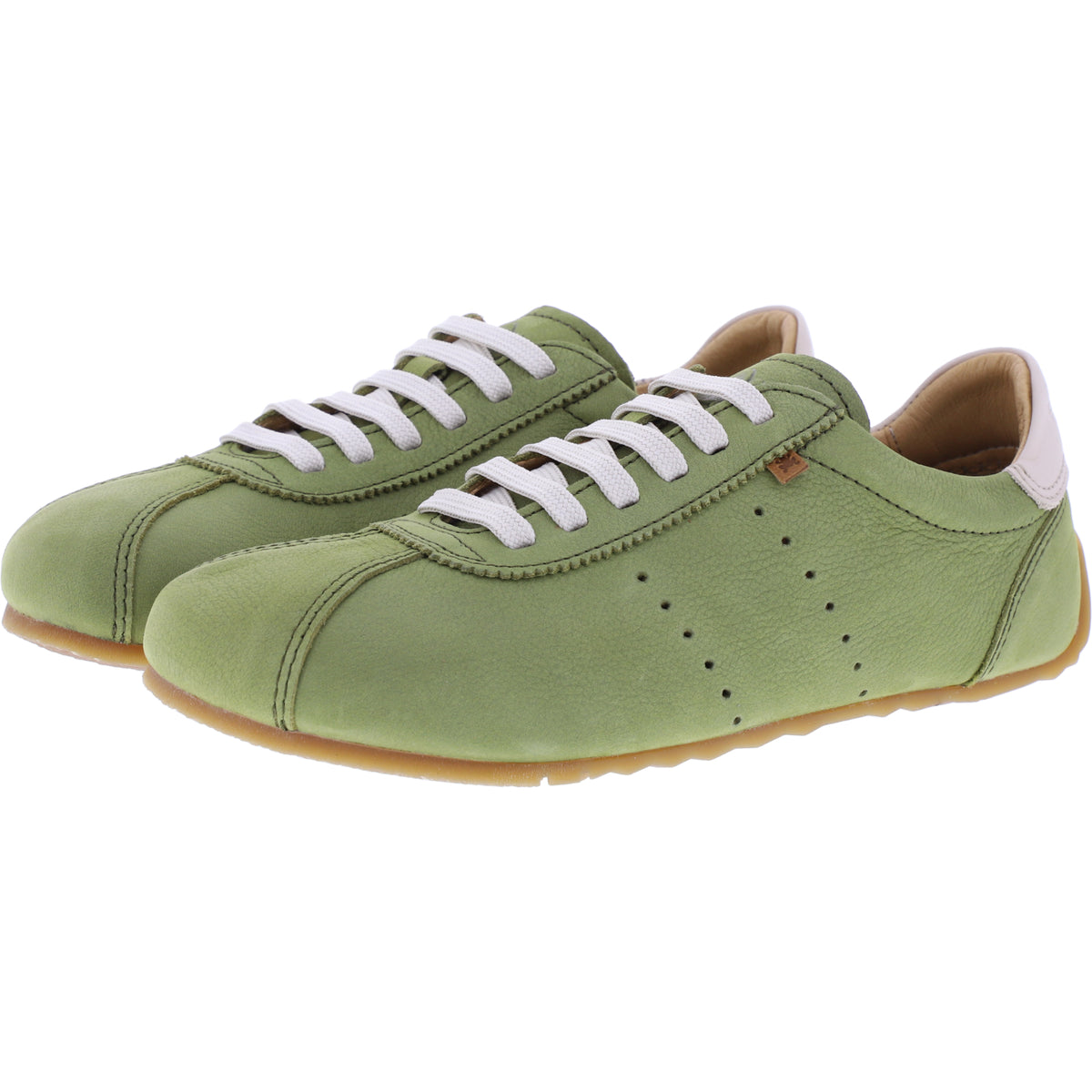 El Naturalista | Ondina | N5935 | Liken-Lindgrün | Kalbsleder | Damen Barfußschuhe