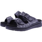 Fidelio | Glory | Nero Priming-Schwarz-Grau | Leder | Weite: G½ | Damen Pantoletten