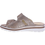Fidelio | Glory | Ambra-Braun Nubuk | Leder-Stretch | Hallux | Weite: G½ | Damen Pantoletten