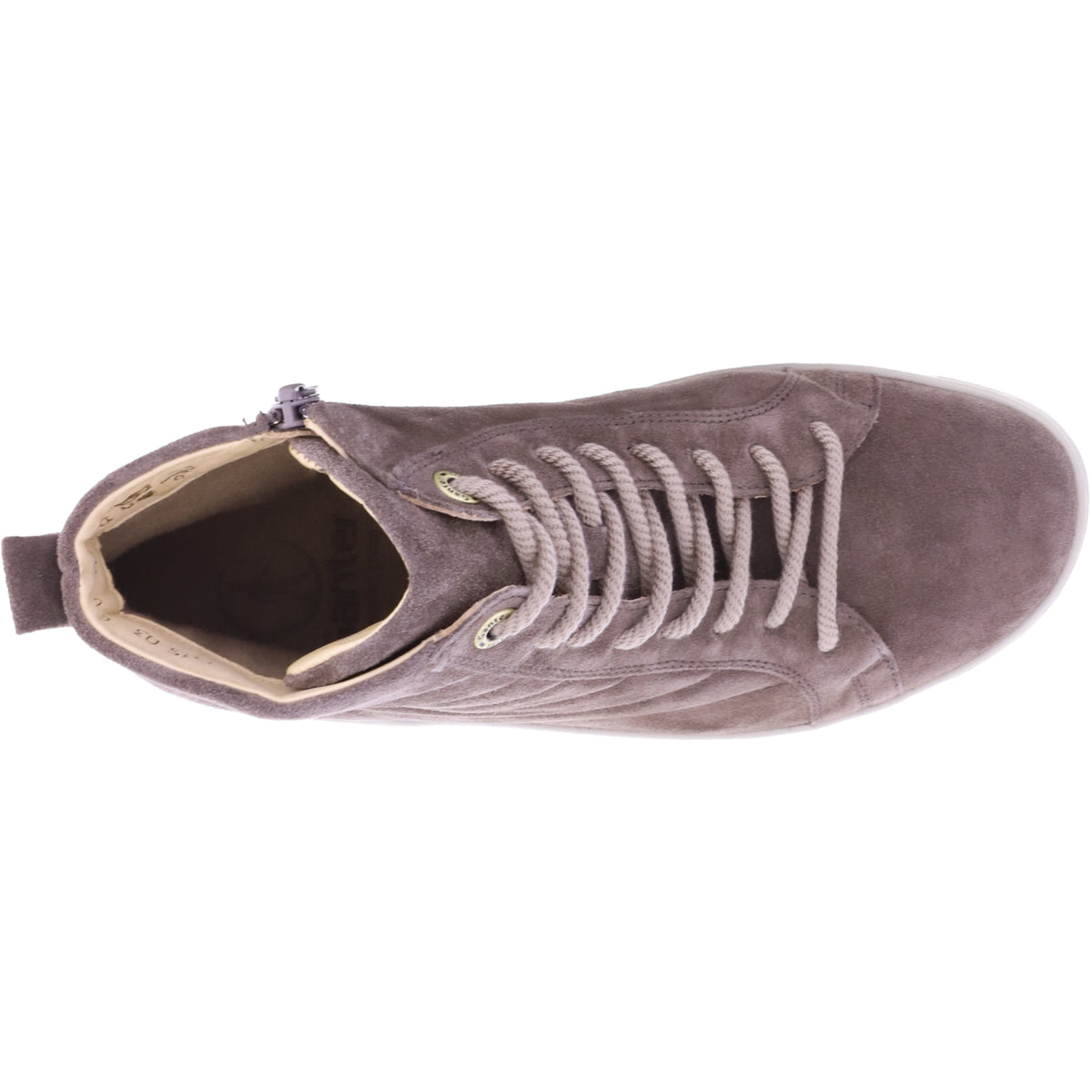 Ganter / Giulietta / Darktaupe / Leder-Lodenfutter / Weite: G / Wechselfußbett / 6-204188-9400