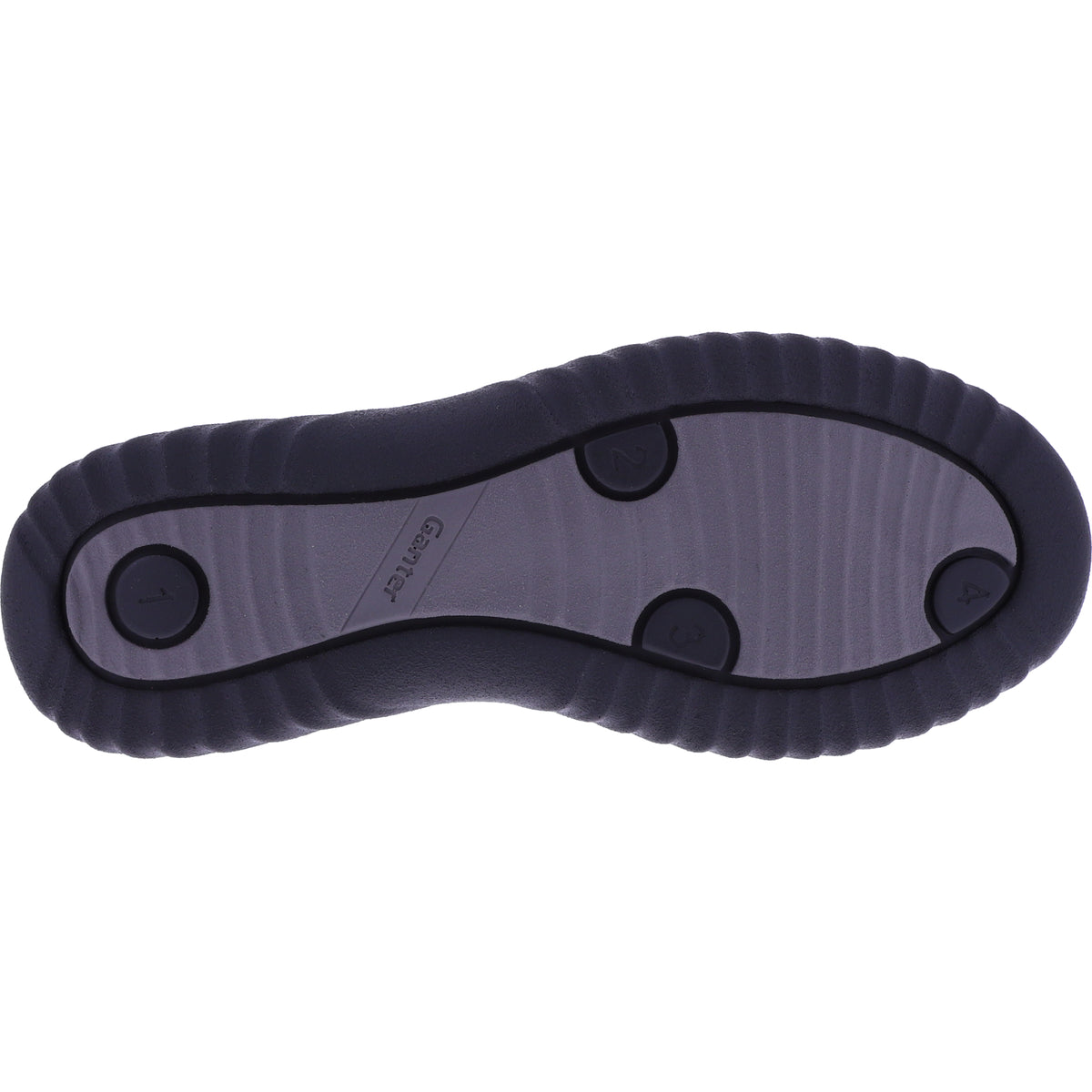 Ganter / Heike / Schwarz Casualvelours / Weite: H / Kalbsleder / 6-204522-0100 / Damen Schnürer