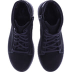 Ganter / Heike / Schwarz Softnubuk / Weite: H / Kalbsleder / 6-204562-0100 / Damen Stiefeletten