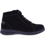 Ganter / Heike / Schwarz Softnubuk / Weite: H / Kalbsleder / 6-204562-0100 / Damen Stiefeletten