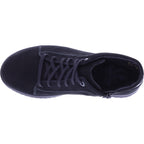 Ganter / Heike / Schwarz Softnubuk / Weite: H / Kalbsleder / 6-204562-0100 / Damen Stiefeletten