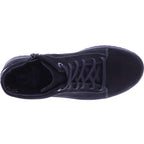 Ganter / Heike / Schwarz Softnubuk / Weite: H / Kalbsleder / 6-204562-0100 / Damen Stiefeletten