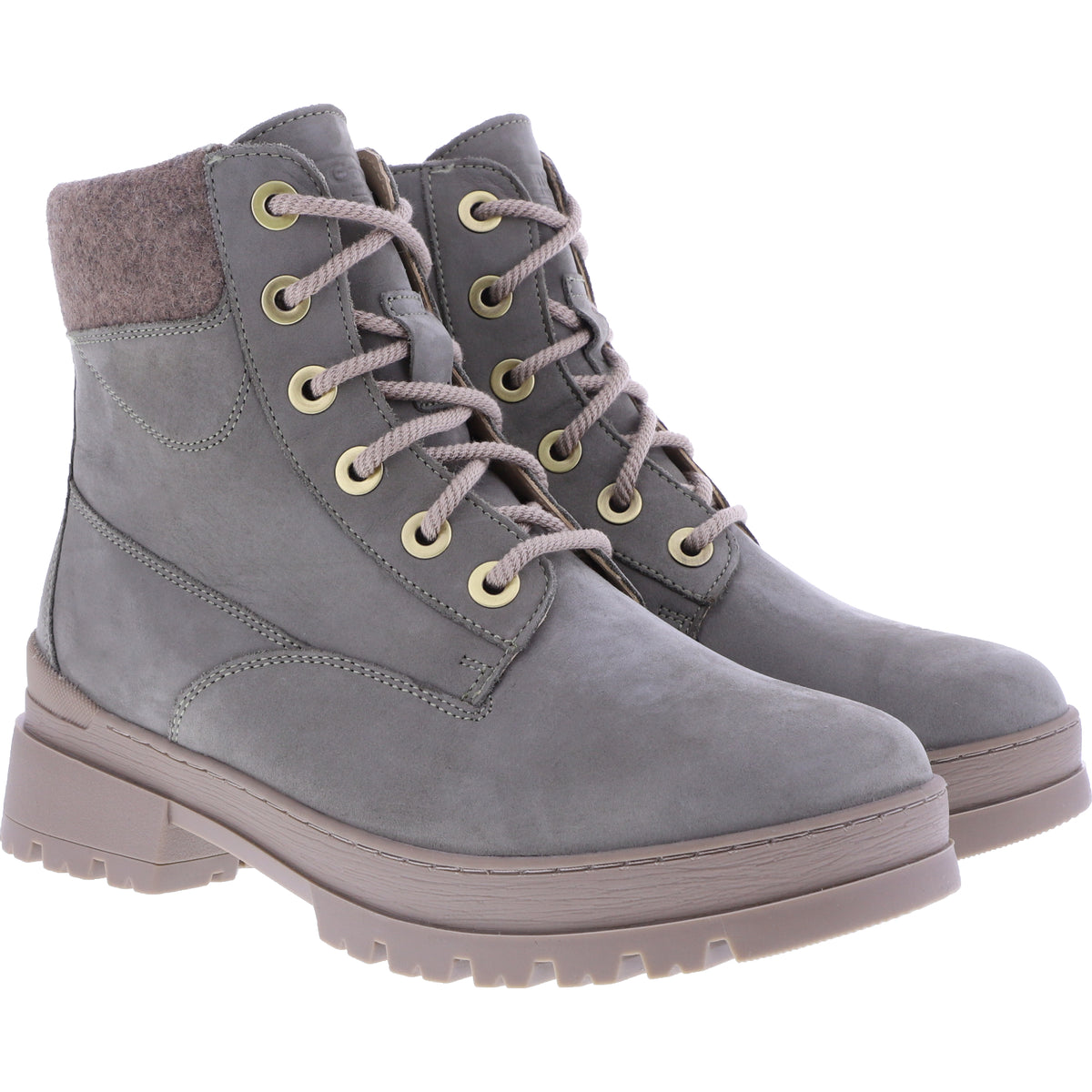 Ganter | Gela | Khaki | Merino-Schurwollfutter | Weite: G | Wechselfußbett | 6-205012-8900