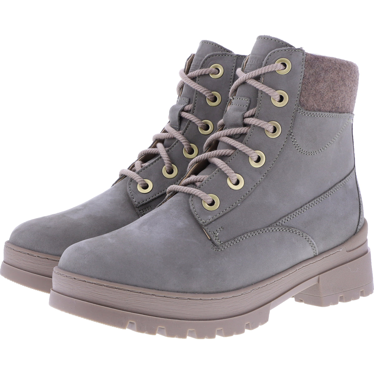 Ganter | Gela | Khaki | Merino-Schurwollfutter | Weite: G | Wechselfußbett | 6-205012-8900