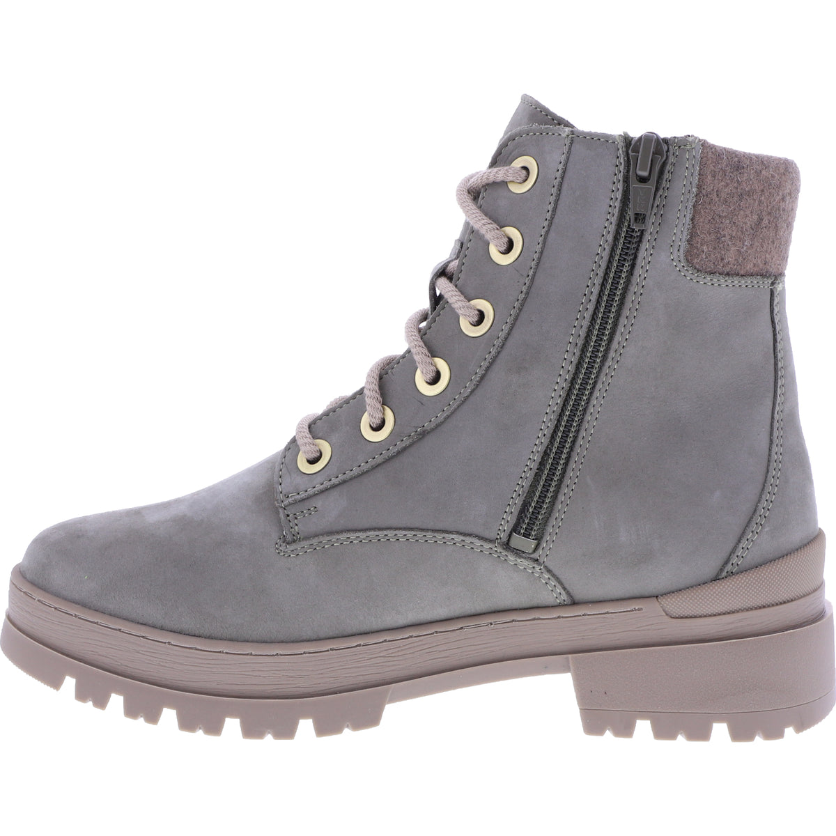 Ganter | Gela | Khaki | Merino-Schurwollfutter | Weite: G | Wechselfußbett | 6-205012-8900
