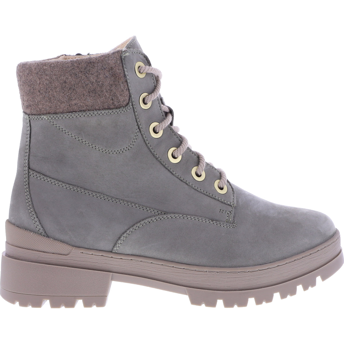 Ganter | Gela | Khaki | Merino-Schurwollfutter | Weite: G | Wechselfußbett | 6-205012-8900