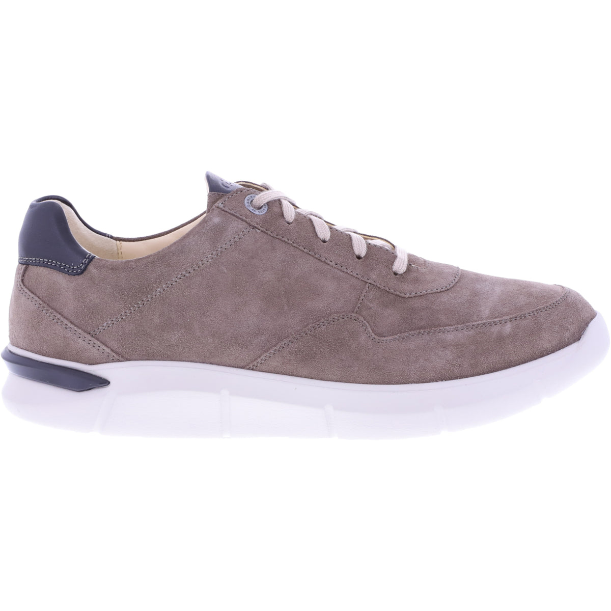 Ganter / George / Darktaupe Casualvelour / Weite: G / Kalbsleder / 6-251723-9400 / Herren Schnürer
