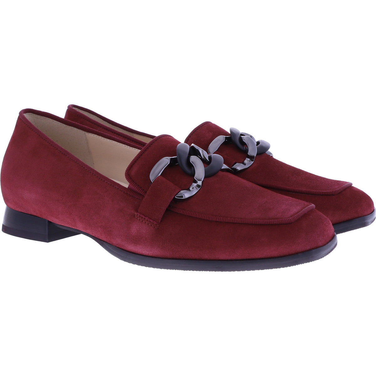 Hassia / Napoli / Cabernet Rot Samtziege / Wechselfußbett / Art: 6-300846-4400 / Damen Slipper