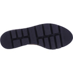 Hassia / Pisa / Dunkelbraun Softvelour / Wechselfußbett / 6-301578-8600 / Damen Slipper
