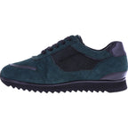 Hassia / Porto / Smaragd-Schwarz Samtziege / Wechselfußbett / 6-302034-5101 / Damen Sneaker