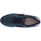 Hassia / Porto / Smaragd-Schwarz Samtziege / Wechselfußbett / 6-302034-5101 / Damen Sneaker