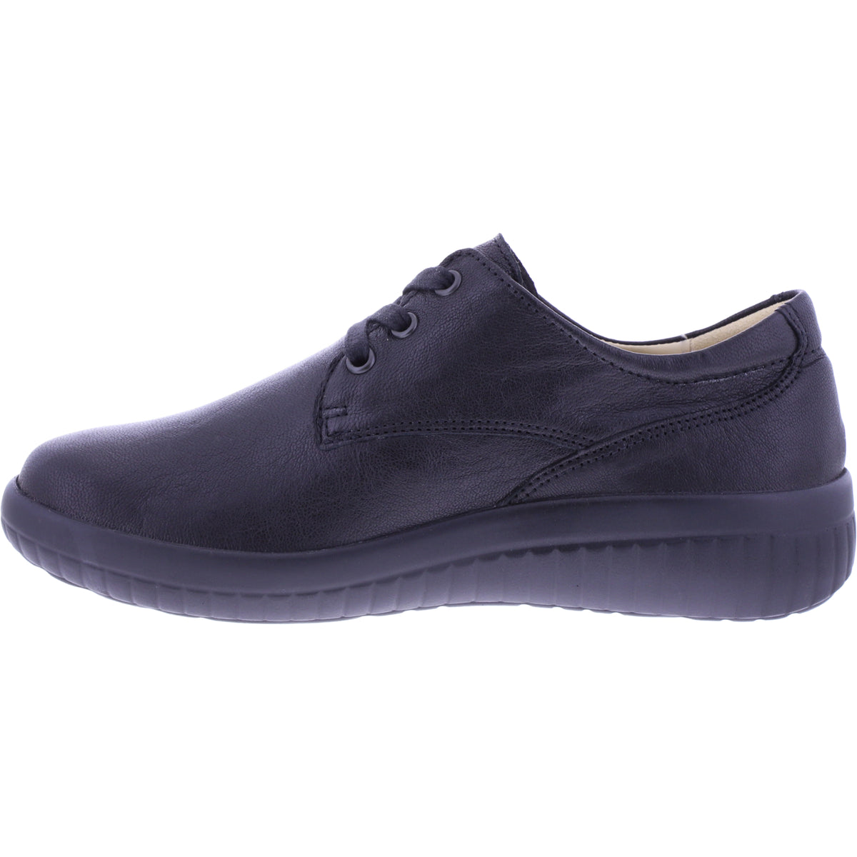 Fidelio | Genny | Schwarz Rocky | Leder | Multistretch | Weite: G½ | Damen Schnürer