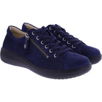 Fidelio | Genny | Notte-Blau | Nubukleder | Multistretch | Weite: G½ | Damen Schnürer