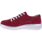 Fidelio | Genny | Scarlet-Rot | Nubukleder | Multistretch | Weite: G½ | Damen Schnürer
