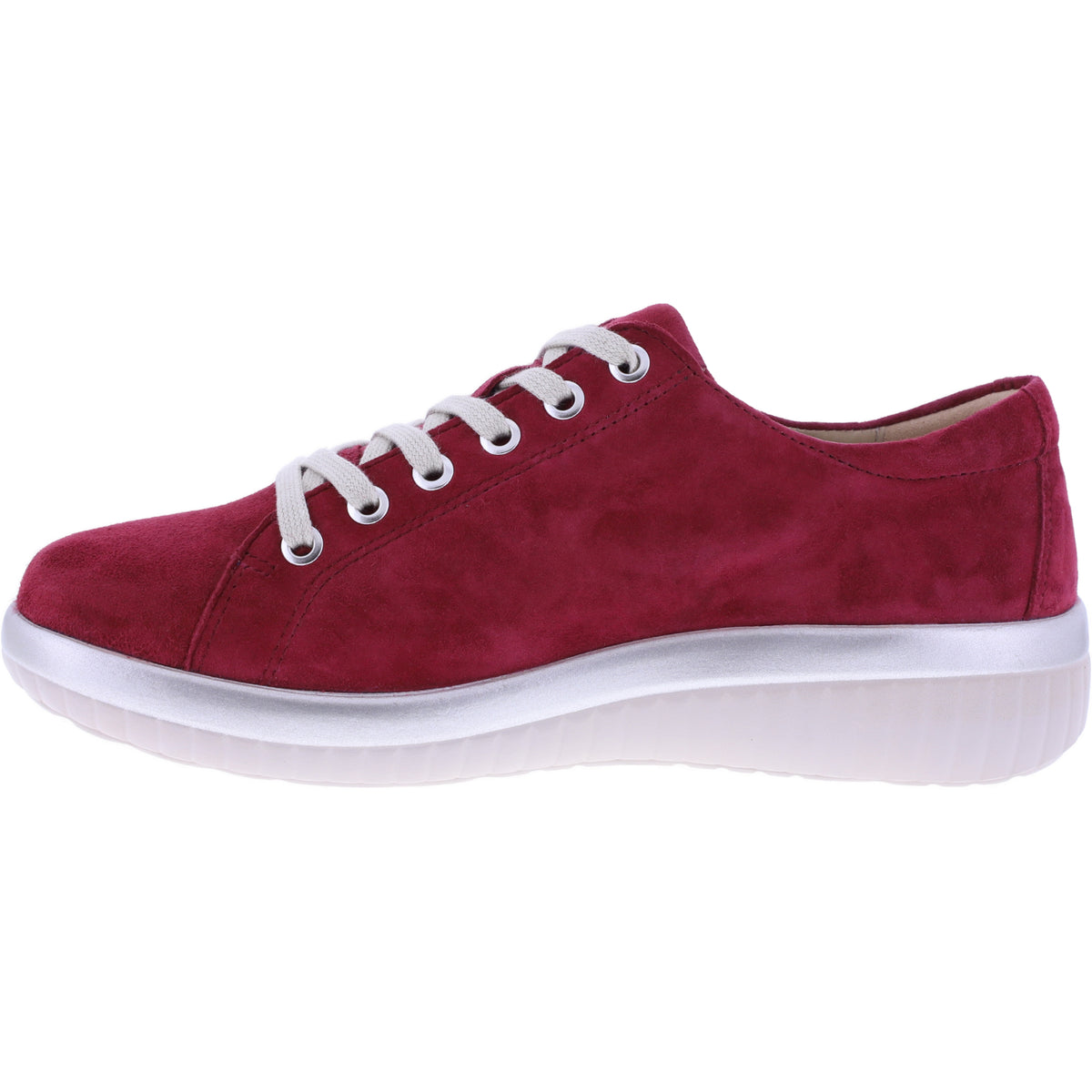 Fidelio | Genny | Scarlet-Rot | Nubukleder | Multistretch | Weite: G½ | Damen Schnürer