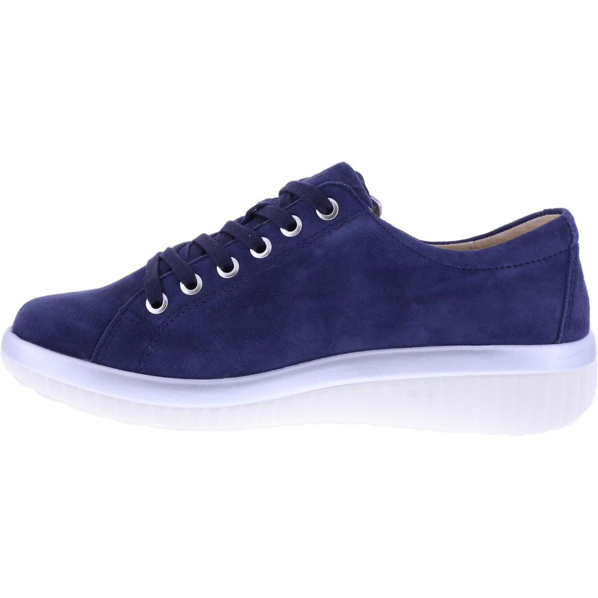 Fidelio | Genny | Notte-Marine-Blau | Nubukleder | Multistretch | Weite: G½ | Damen Schnürer