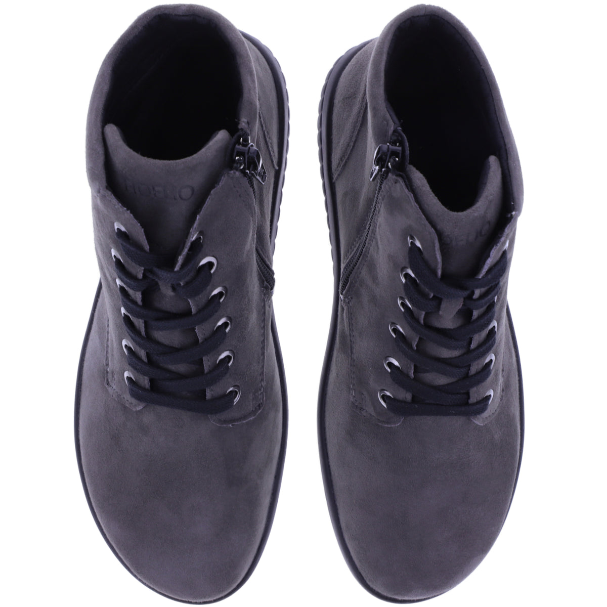 Fidelio | Genny | Smoke-Grau | Nubukleder | Multistretch | Weite: G½ | Damen Bootie