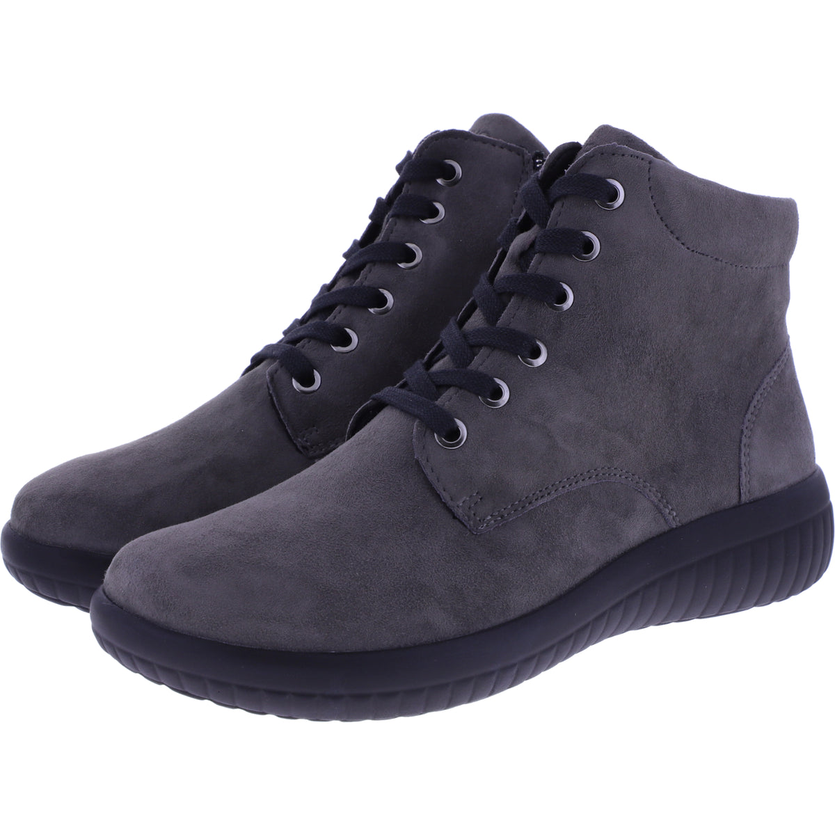 Fidelio | Genny | Smoke-Grau | Nubukleder | Multistretch | Weite: G½ | Damen Bootie