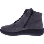 Fidelio | Genny | Smoke-Grau | Nubukleder | Multistretch | Weite: G½ | Damen Bootie