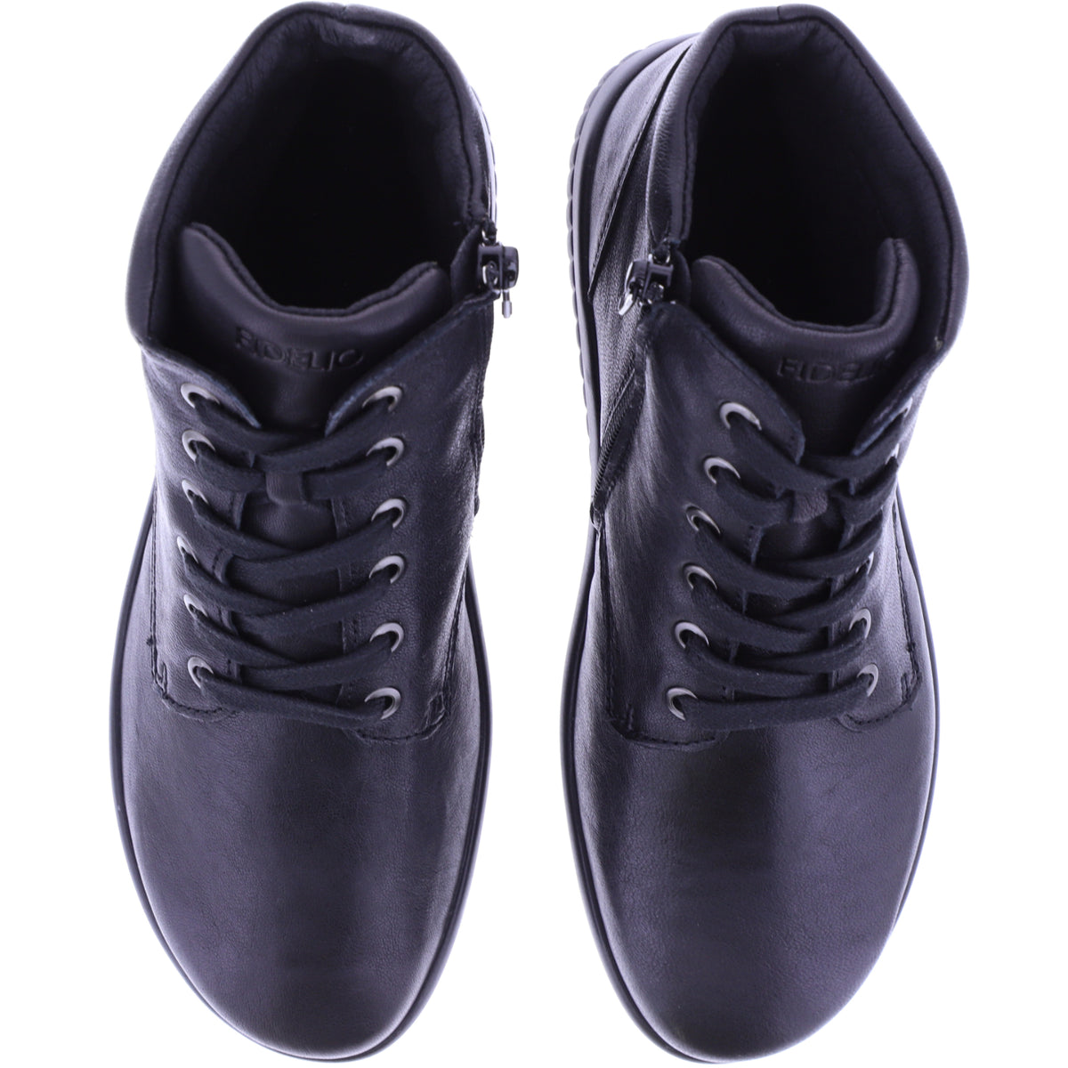 Fidelio | Genny | Schwarz Rocky | Leder | Multistretch | Weite: G½ | Damen Booties