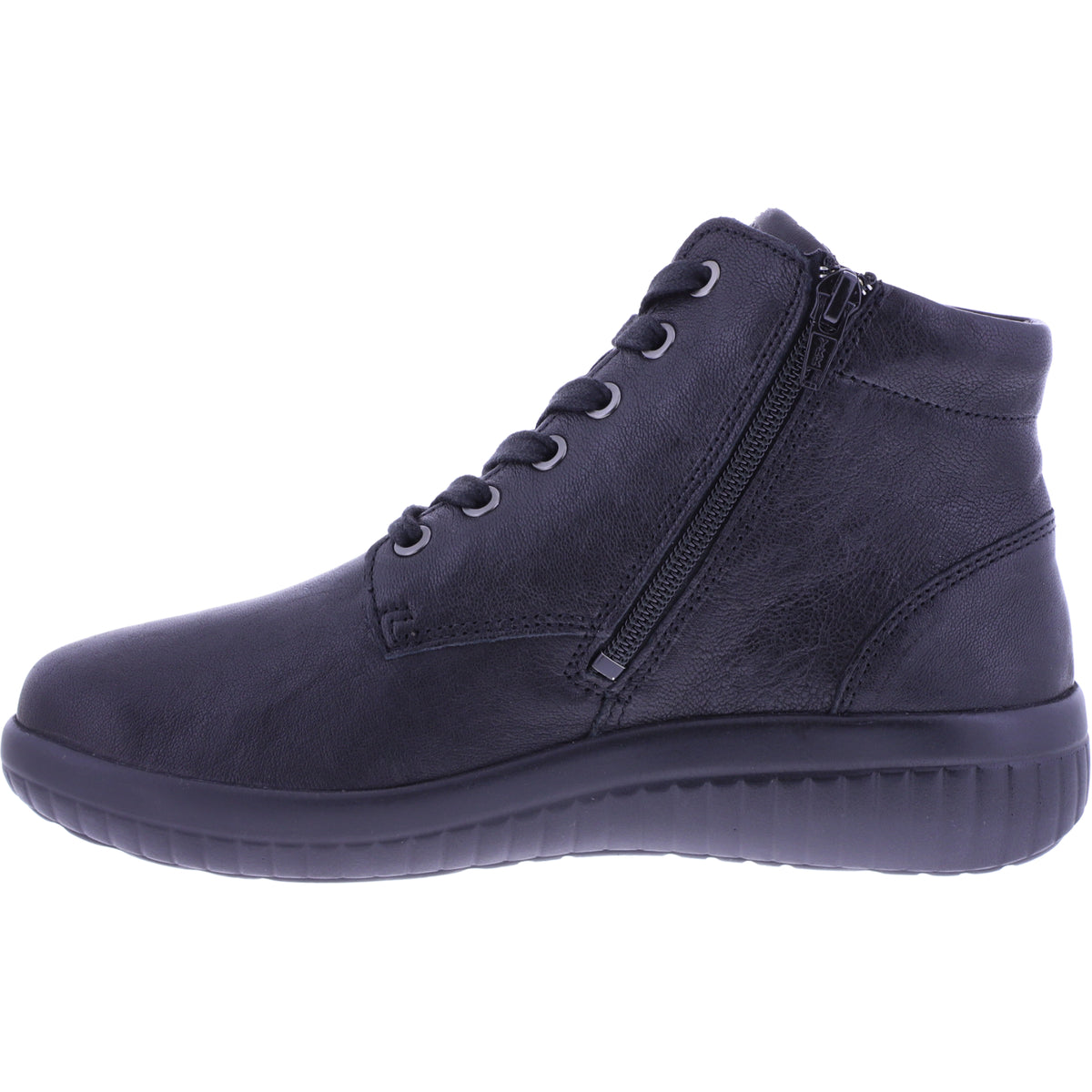 Fidelio | Genny | Schwarz Rocky | Leder | Multistretch | Weite: G½ | Damen Booties