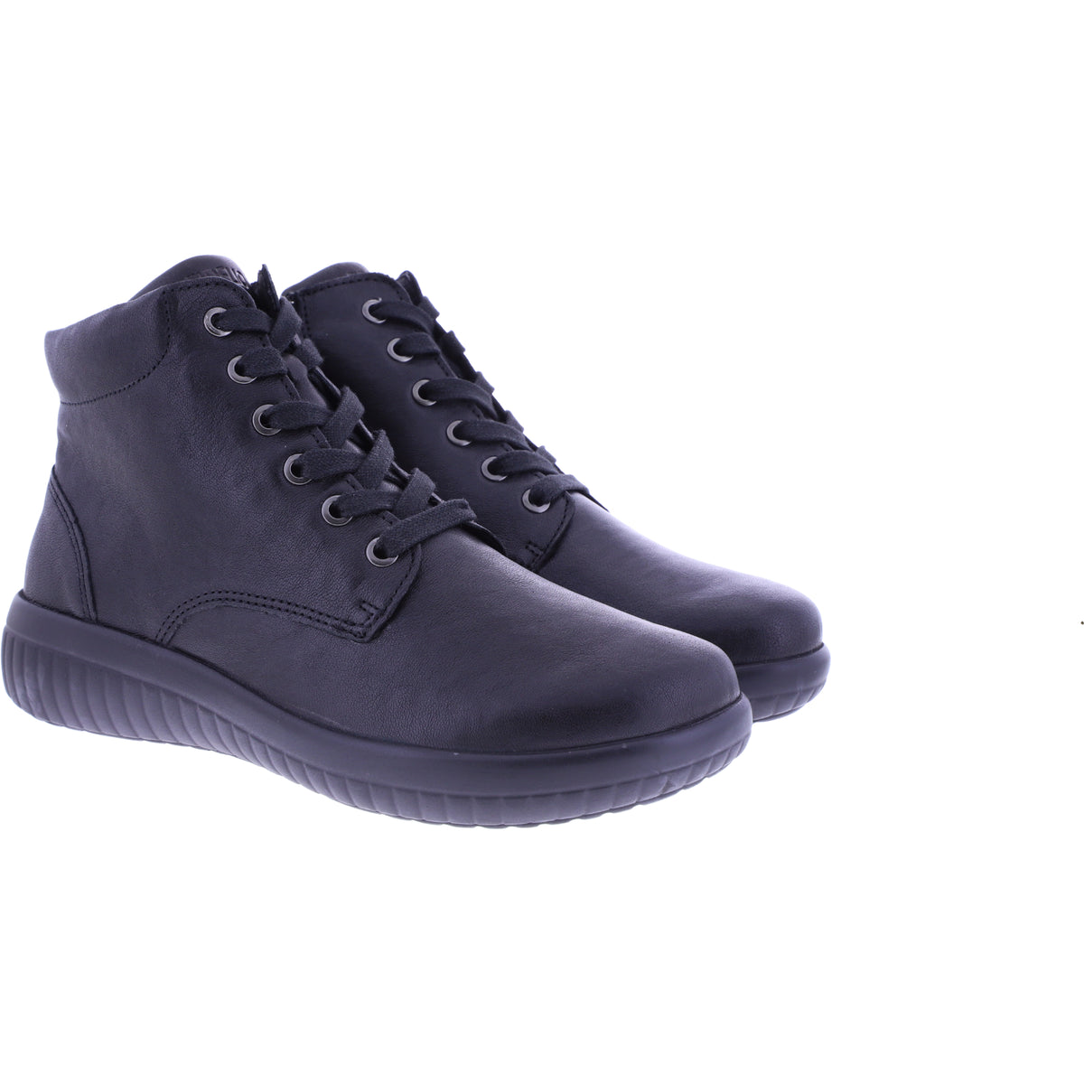 Fidelio | Genny | Schwarz Rocky | Leder | Multistretch | Weite: G½ | Damen Booties