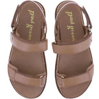 Paul Green | 6175-029 | Braun | Weiches Kalbsleder | Damen Komfort Sandale