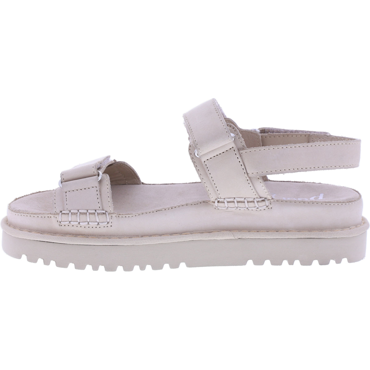 Paul Green | 6175-049 | Beige | Weiches Kalbsnubukleder | Damen Komfort Sandale