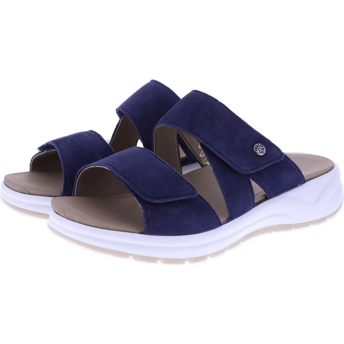 Fidelio | Hawaii | Notte-Blau | Nubukleder | Weite: H | Damen Pantoletten