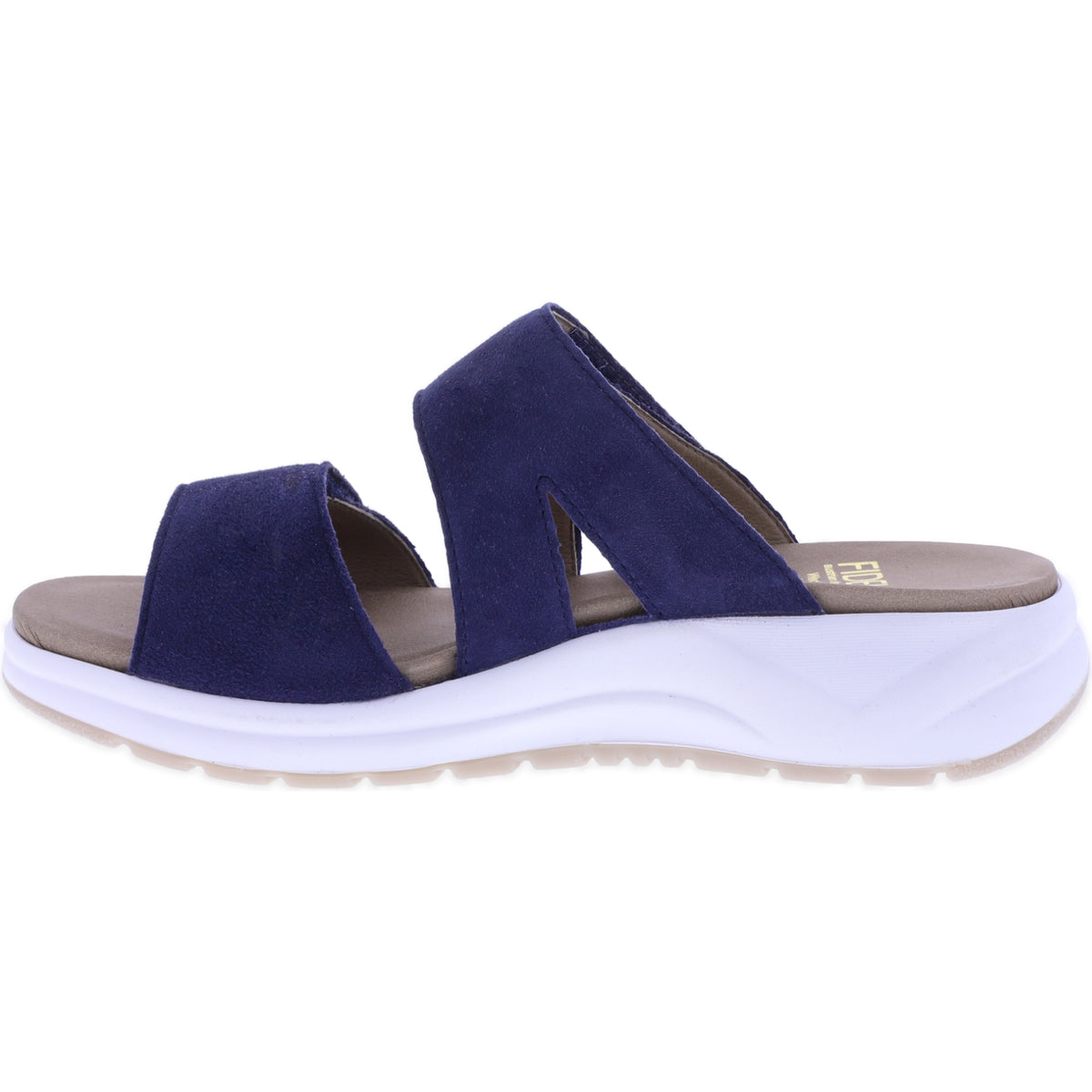Fidelio | Hawaii | Notte-Blau | Nubukleder | Weite: H | Damen Pantoletten
