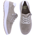 Fidelio | Hiker | Stone Nubuk | Leder | Multistretch | Weite: H | Damen Komfort-Schnürer