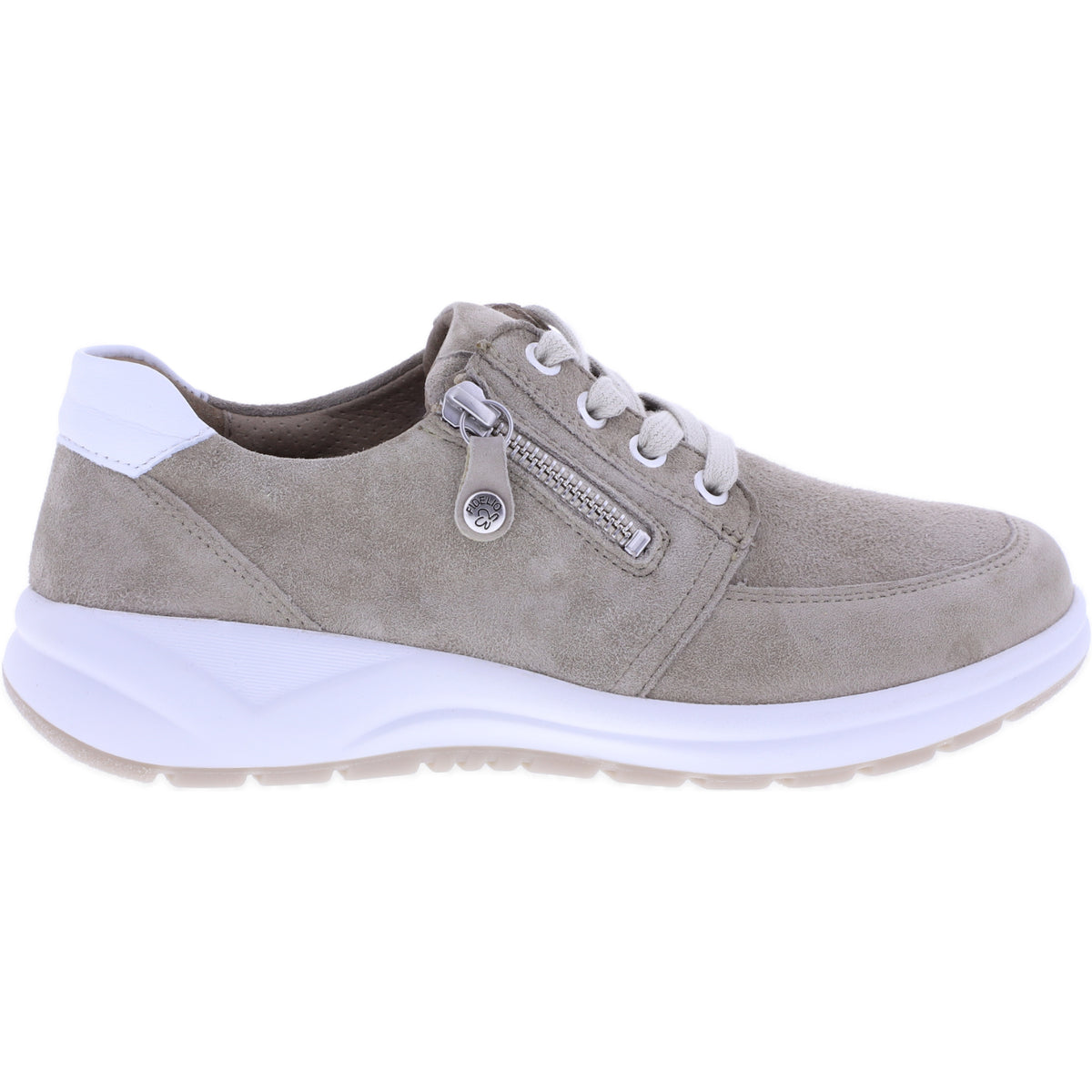 Fidelio | Hiker | Stone Nubuk | Leder | Multistretch | Weite: H | Damen Komfort-Schnürer