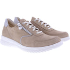 Ganter | Heike | Lighttoffee-Braun Nubuk | Weite: H | Kalbsleder | 7-204512-2100 | Damen Schnürer