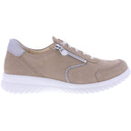 Ganter | Heike | Lighttoffee-Braun Nubuk | Weite: H | Kalbsleder | 7-204512-2100 | Damen Schnürer