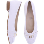Hassia | Napoli | Creme Lammleder | Wechselfußbett | 7-300820-1200 | Damen Ballerinas