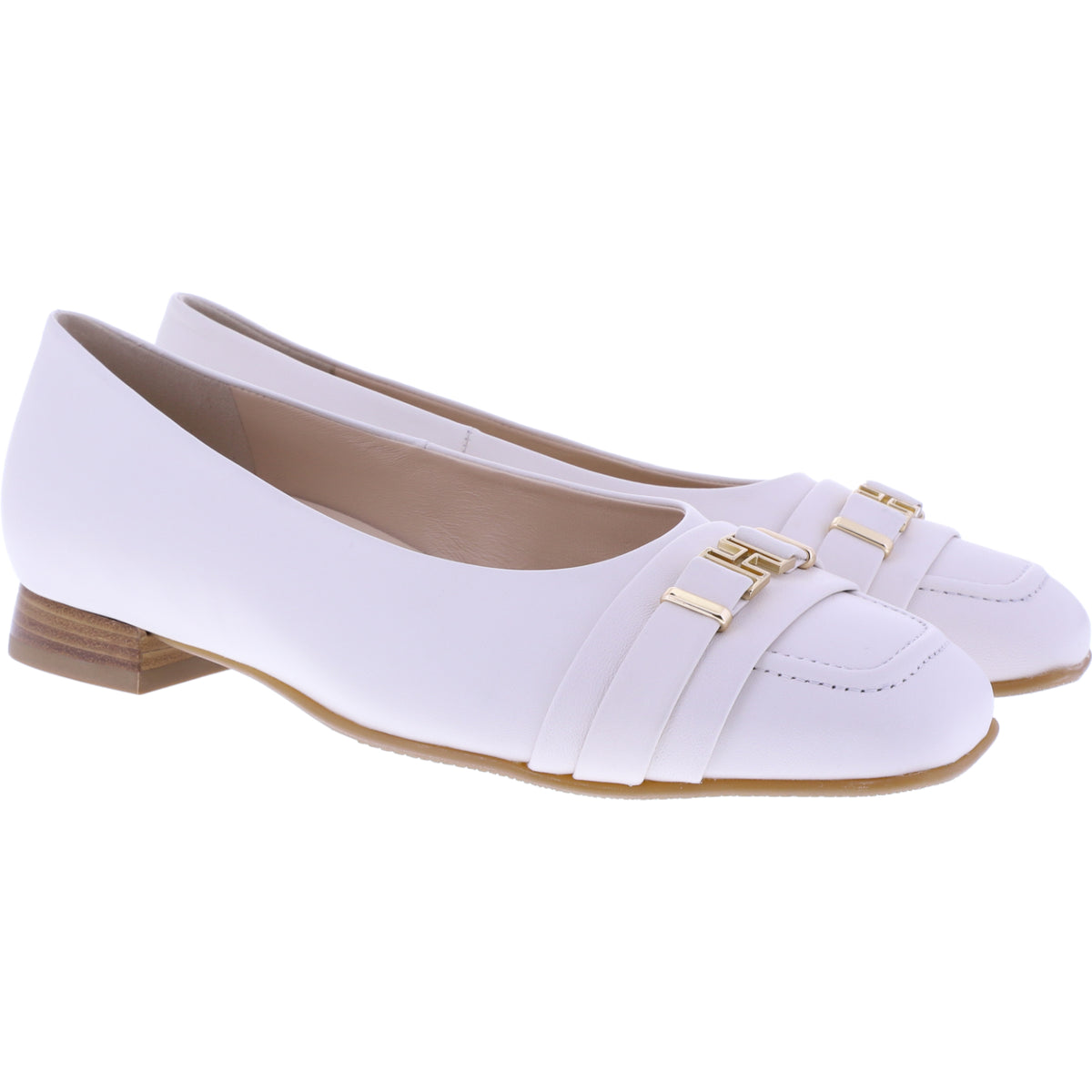 Hassia | Napoli | Creme Lammleder | Wechselfußbett | 7-300820-1200 | Damen Ballerinas