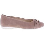Hassia | Pescara | Cappuccino Samtziege | Wechselfußbett | 301722-2300 | Damen Ballerinas