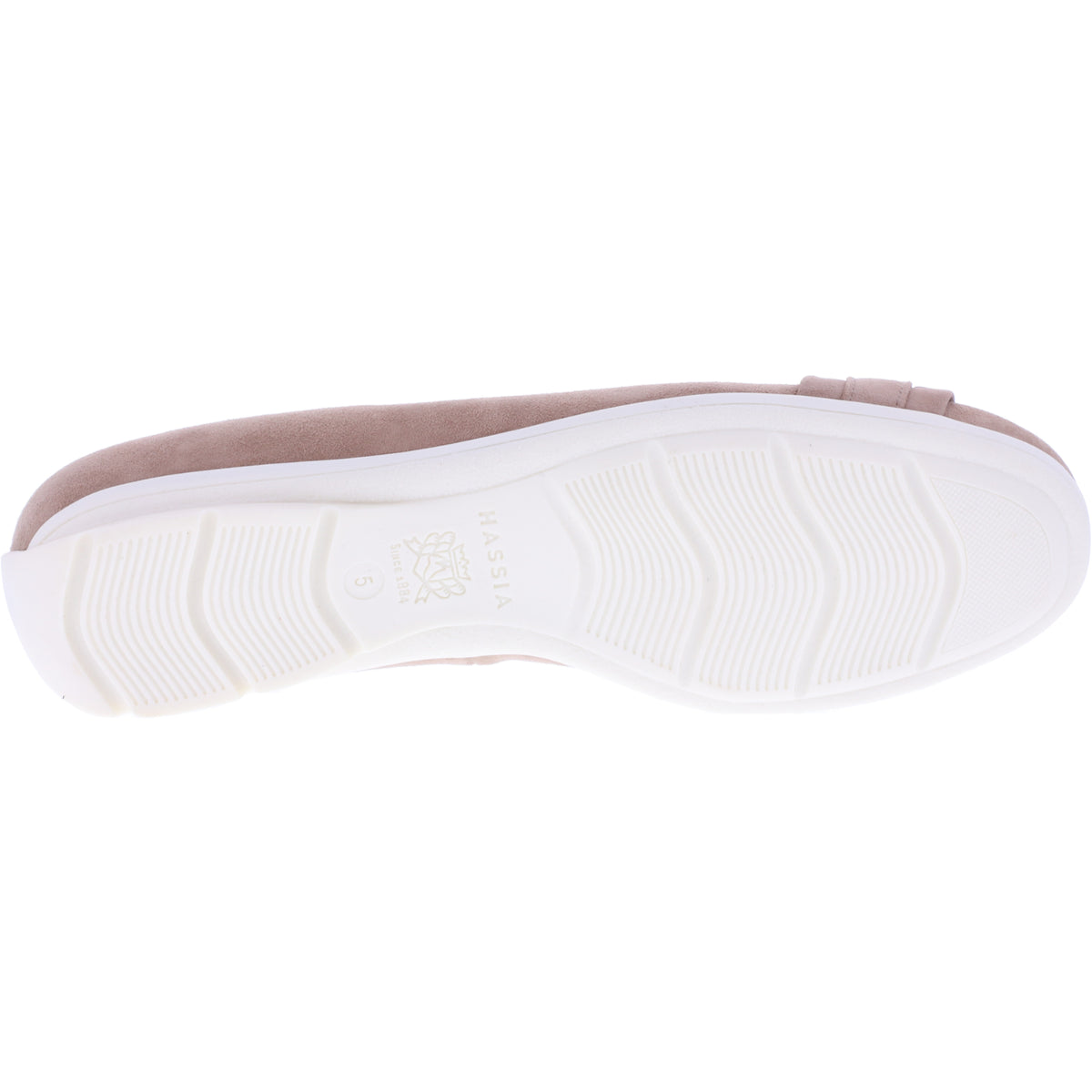 Hassia | Pescara | Cappuccino Samtziege | Wechselfußbett | 301722-2300 | Damen Ballerinas