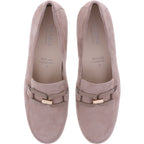 Hassia / Pescara / Cappuccino Samtziege / Wechselfußbett / 7-301742-2300 / Damen Slipper